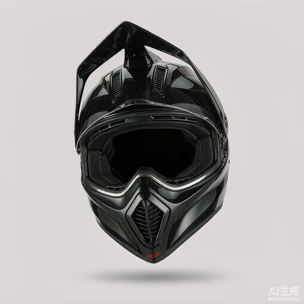 Eco Friendly Motorcycle Helmet Grey ABS B2B Wholesale Price